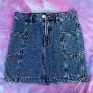 UO Jean Skirt